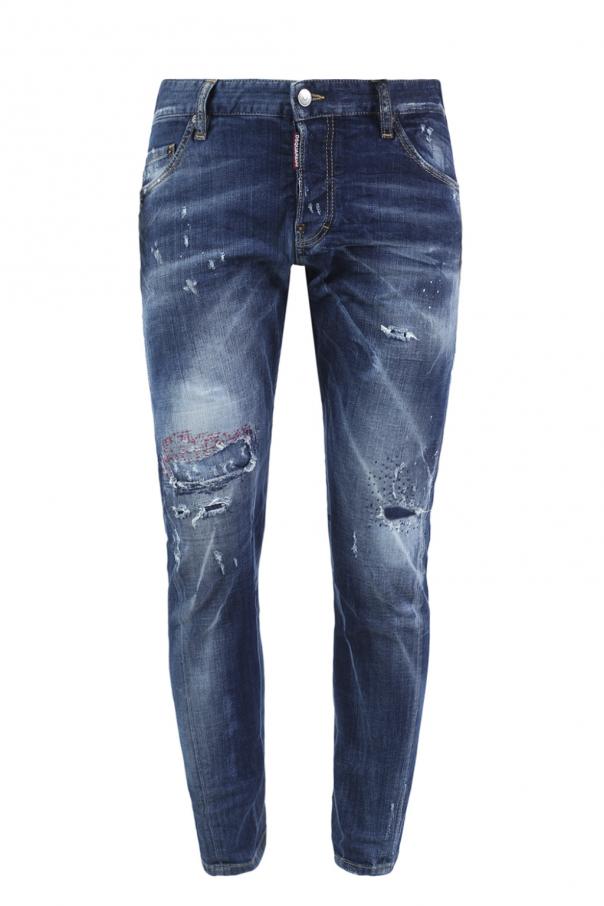 蓝色'Sexy Twist Jean' jeans Dsquared2 - Vitkac 中国